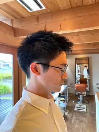 ショート メンズ aim of garnet所属・アンドウ ソラのヘアスタイル