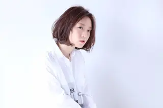ミディアム セリオ　一社所属・武川 楓のヘアスタイル