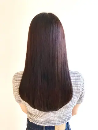 ロング カラー パーマ ヘアアレンジ 🥇髪質改善🥇 polon代表鵜澤のヘアスタイル