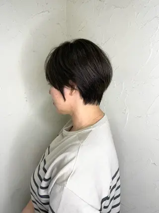 ショート 韓国ヘア🫧艶カラー 🫧髪質改善/オオヤのヘアスタイル