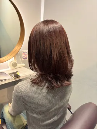 ミディアム warme .のヘアスタイル