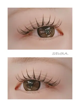 マツエク・マツパ SEURA. saya /JR尼崎のマツエク・マツパデザイン