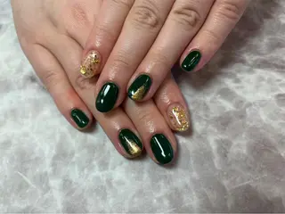 ネイル ネイルリボン 受付スタッフのネイルデザイン