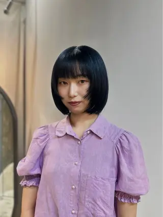 ミディアム カラー suiu所属・カラーモデル募集中♪ nanamiのヘアスタイル