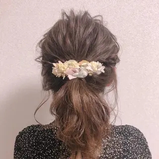 セミロング ＨＩ ROのヘアスタイル