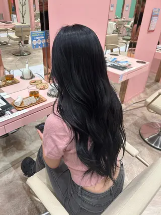 ロング 山 崎のヘアスタイル
