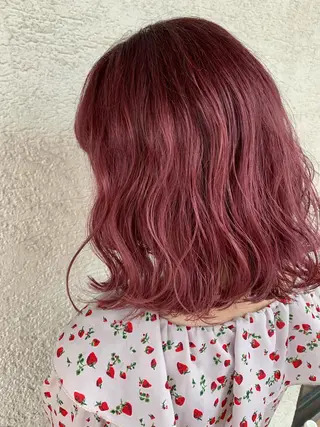 ミディアム カラー flocci🌙 フロクシのヘアスタイル