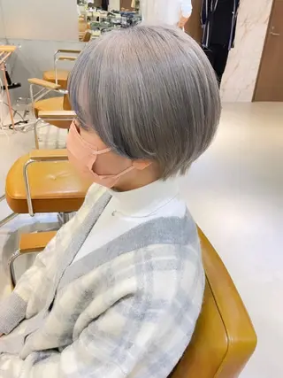 ショート カラー Masena所属・💎韓国風レイヤー /ボブ💎Namiのヘアスタイル