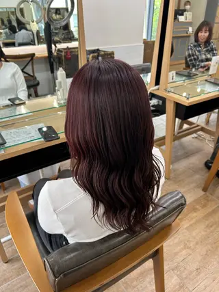 セミロング カラー モデル募集中 🌷nanaha🌷のヘアスタイル