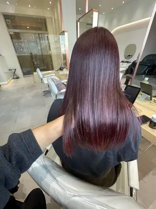 セミロング カラー 艶髪専門美容師 梅村晋平のヘアスタイル