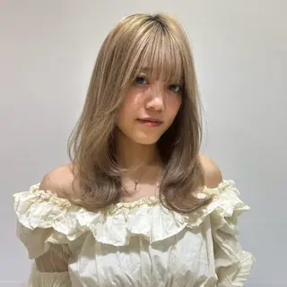 ミディアム ハイトーン/ボブ/ ハイライト💫我如古のヘアスタイル