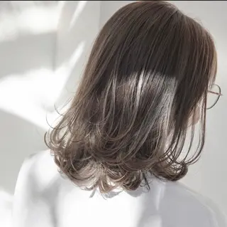 ミディアム カラー 髪質改善/縮毛矯正/ 透明感カラーYUMAのヘアスタイル