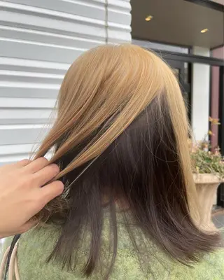 カラー 村舘 美月のヘアスタイル