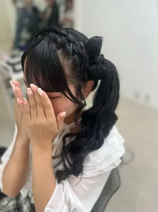 ロング ヘアセット/金山 佐野 妃都美のヘアスタイル