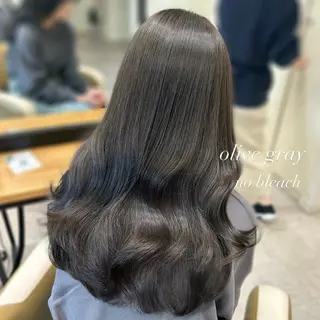 ロング カラー ブリーチなしWカラー 🎀韓国ヘア/amiのヘアスタイル