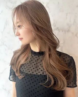 ロング カラー ヘアアレンジ 🌟anri🌟 🩶カラーモデル🩶のヘアスタイル