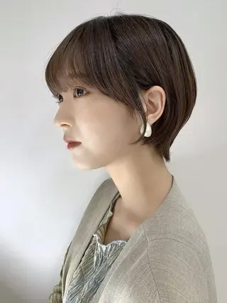 ショート 韓国レイヤー×モテ髪 /MITSUKI🤍のヘアスタイル