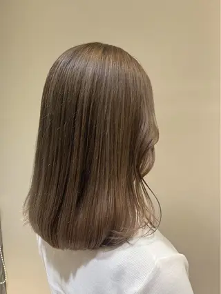 ミディアム カラー Anche所属・カットモデル様 募集中のヘアスタイル