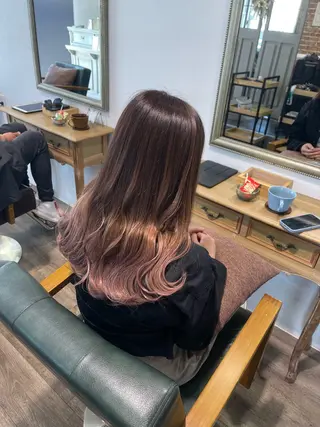 ロング カラー Felice Erikaのヘアスタイル