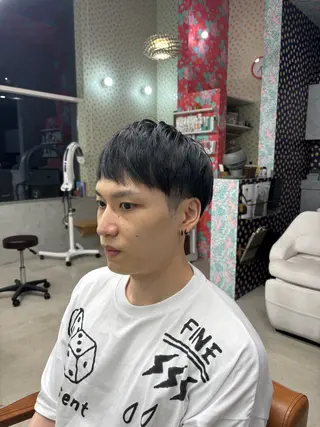 ショート メンズ 休業 中のヘアスタイル