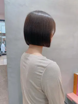 ショート Misaki /ボブ/縮毛矯正のヘアスタイル