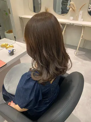 ミディアム カラー 髪質改善/艶カラー /梅田/菅野🌟のヘアスタイル