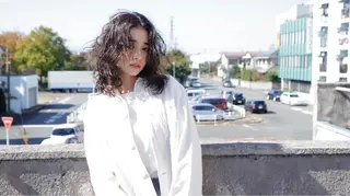 ミディアム 尾崎 優也のヘアスタイル