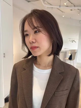 ミディアム カラー 薬院浄水通/ショート /ボブ/rukaのヘアスタイル