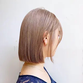 ショート カラー レイヤー専門家 ダブルカラー修のヘアスタイル