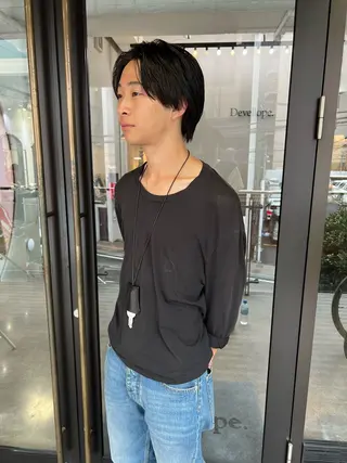 パーマ メンズ 千葉 郁也のヘアスタイル