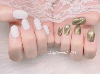 ネイル 23時まで❤︎韓国、 ワンホンネイルのネイルデザイン