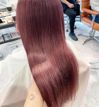 ロング カラー ヘアアレンジ Bei Licoldo.所属・マツオカ マコのヘアスタイル