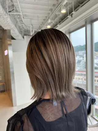 ミディアム カラー 【副店長】DAYS 2nd 久木山湧也のヘアスタイル