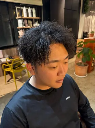 パーマ 中嶋 莉子のヘアスタイル