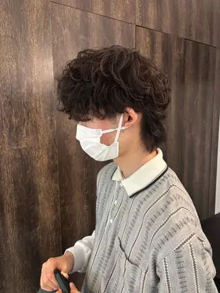 ショート メンズパーマ/ 上原琉介のヘアスタイル