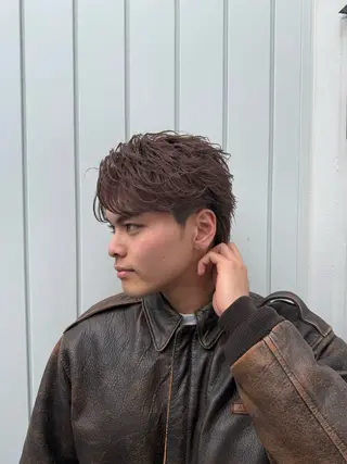 ショート メンズ パーマ特化美容師 佐藤壮流のヘアスタイル