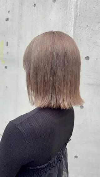 ショート カラー フェニーチェ高崎所属・鶴谷 麻衣のヘアスタイル