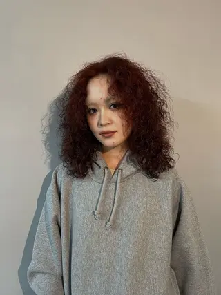 ミディアム パーマ Kawano Kaito🟢のヘアスタイル