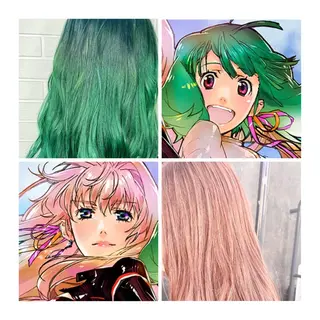 ミディアム カラー GARU-ガル-所属・TSUNO🦖 派手髪/オタク美容師のヘアスタイル