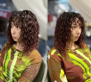 ミディアム パーマ LINOA鵠沼海岸所属・コーンロウ/ブレイズ 🪮✨SHOKOのヘアスタイル