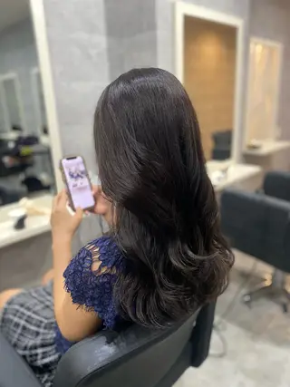 ロング 山下 裕樹のヘアスタイル