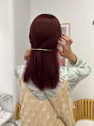 セミロング 👒透明感カラー yui👒のヘアスタイル