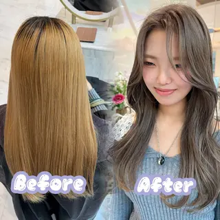 ロング カラー 名駅/ハイトーン /Y2k/YUNAのヘアスタイル