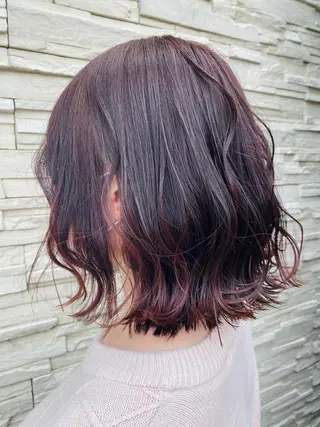 ミディアム カラー 透明感カラーブリーチ 🌼シゲモトアヤ🌼のヘアスタイル