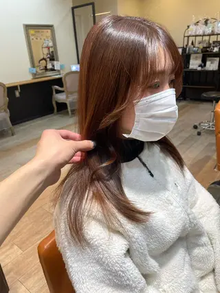 セミロング 亀川蓮 Agu hairのヘアスタイル