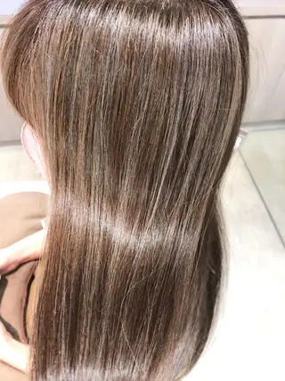 ロング カラー ブリーチ/髪質改善 NYNY大久保のヘアスタイル