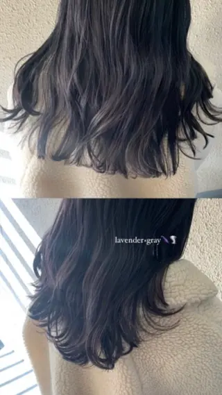 セミロング カラー chouette/ 根本優希のヘアスタイル