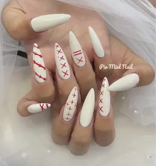 ネイル HANA 長さだしのネイルデザイン