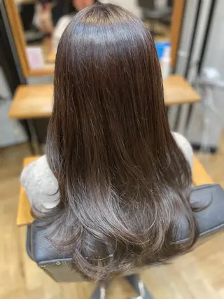 ロング カラー 望恵🌸 韓国🇰🇷スタイルのヘアスタイル