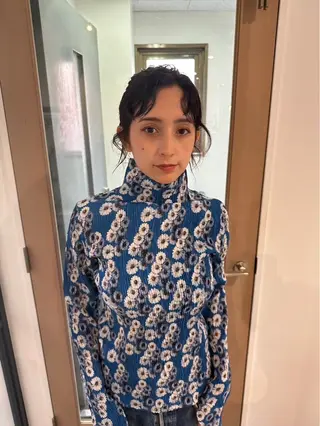 ミディアム カラー CEINE【セーヌ】 三軒茶屋のヘアスタイル